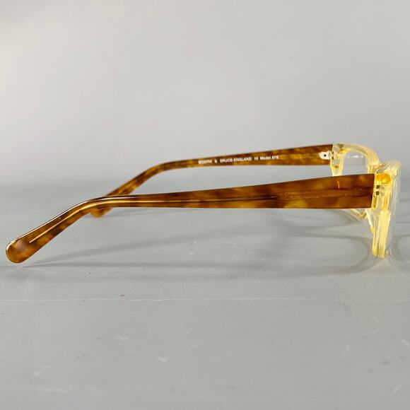 BOOTH & BRUCE Yellow Cognac Acetate Eyewear Frames - Picture 2 of 2